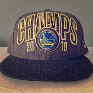 Warriors 2018 Championship Hat. Snap back.